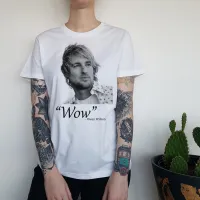 WOW NEW STYLE WOMENS WHITE TEE