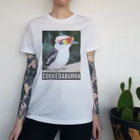 COOKEDABURRA NEW STYLE WOMENS WHITE TEE