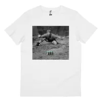 GREEN DEMON WHITE TEE