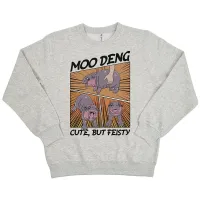 MOO DENG WHITE MARLE CREW