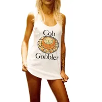 COB GOBBLER WOMENS WHITE SINGLET