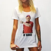 BAKE TN ORIGINAL STYLE WOMENS WHITE TEE