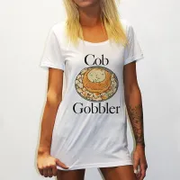 COB GOBBLER ORIGINAL STYLE WOMENS WHITE TEE