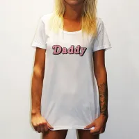 DADDY ORIGINAL STYLE WOMENS WHITE TEE