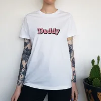 DADDY NEW STYLE WOMENS WHITE TEE