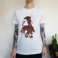 STONED SCOOBY NEW STYLE WOMENS WHITE TEE