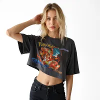 VINTAGE RED VERSION CROP TOP