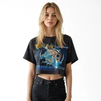 VINTAGE BLUE VERSION CROP TOP