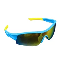 BLUE AND YELLOW SPEED DEALER SUNGLASSES