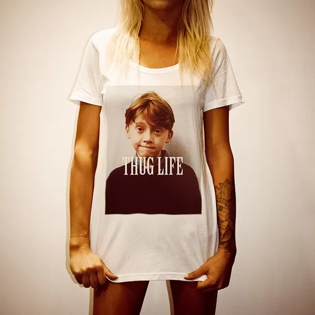 WEASLEY LIFE ORIGINAL STYLE WOMENS WHITE TEE