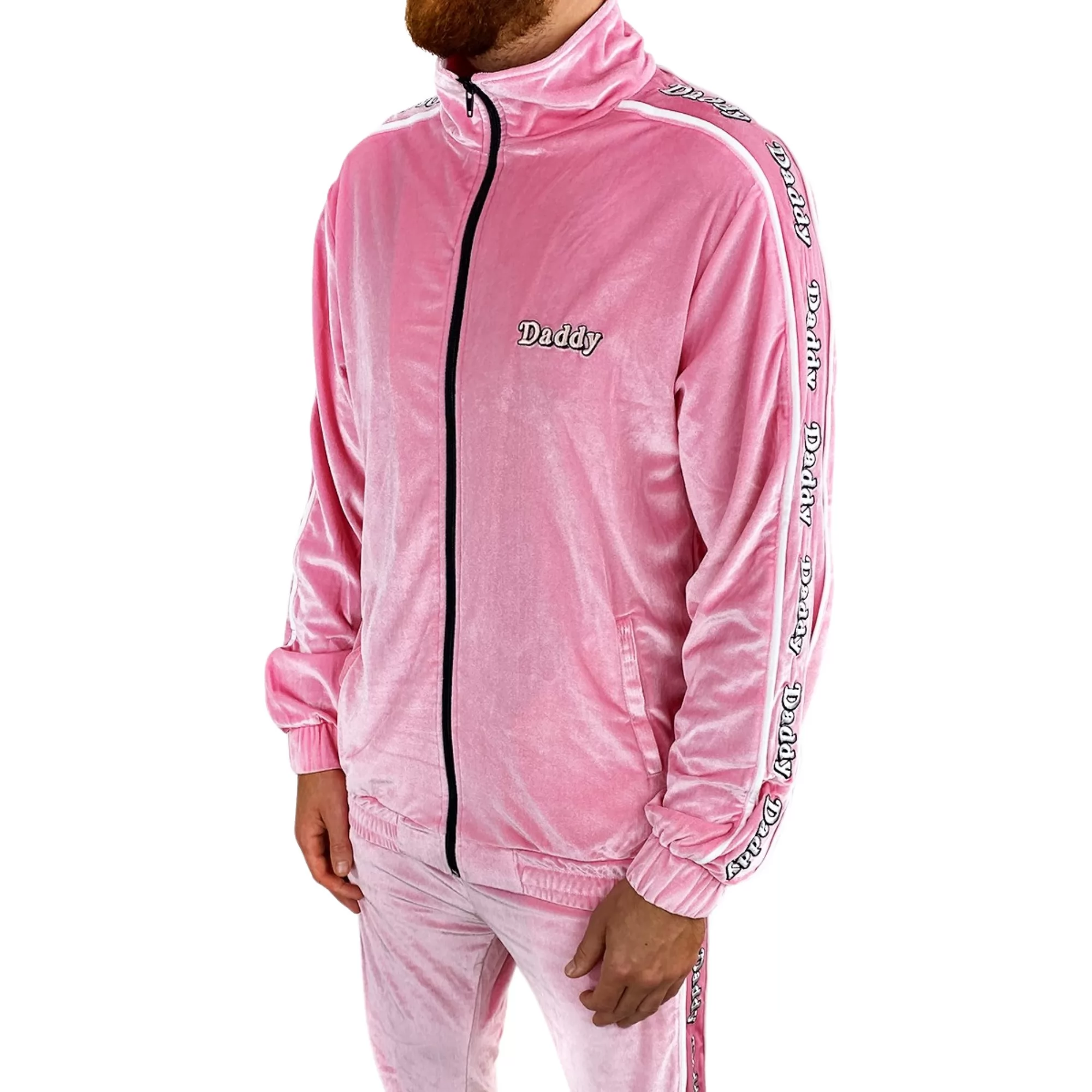 PINK DADDY VELOUR TRACKSUIT XXS SIZE ONLY