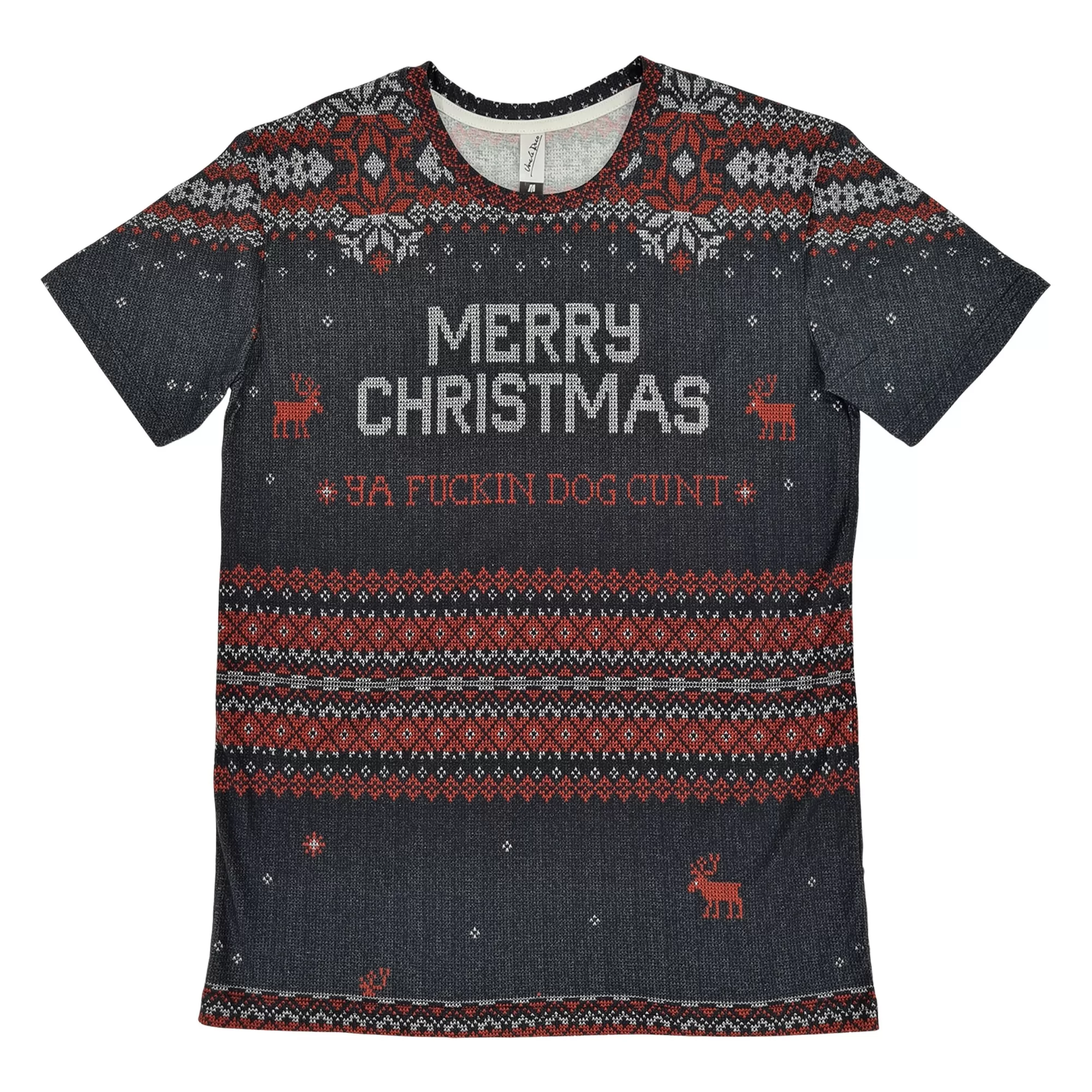 FULL PRINT MERRY XMAS TEE