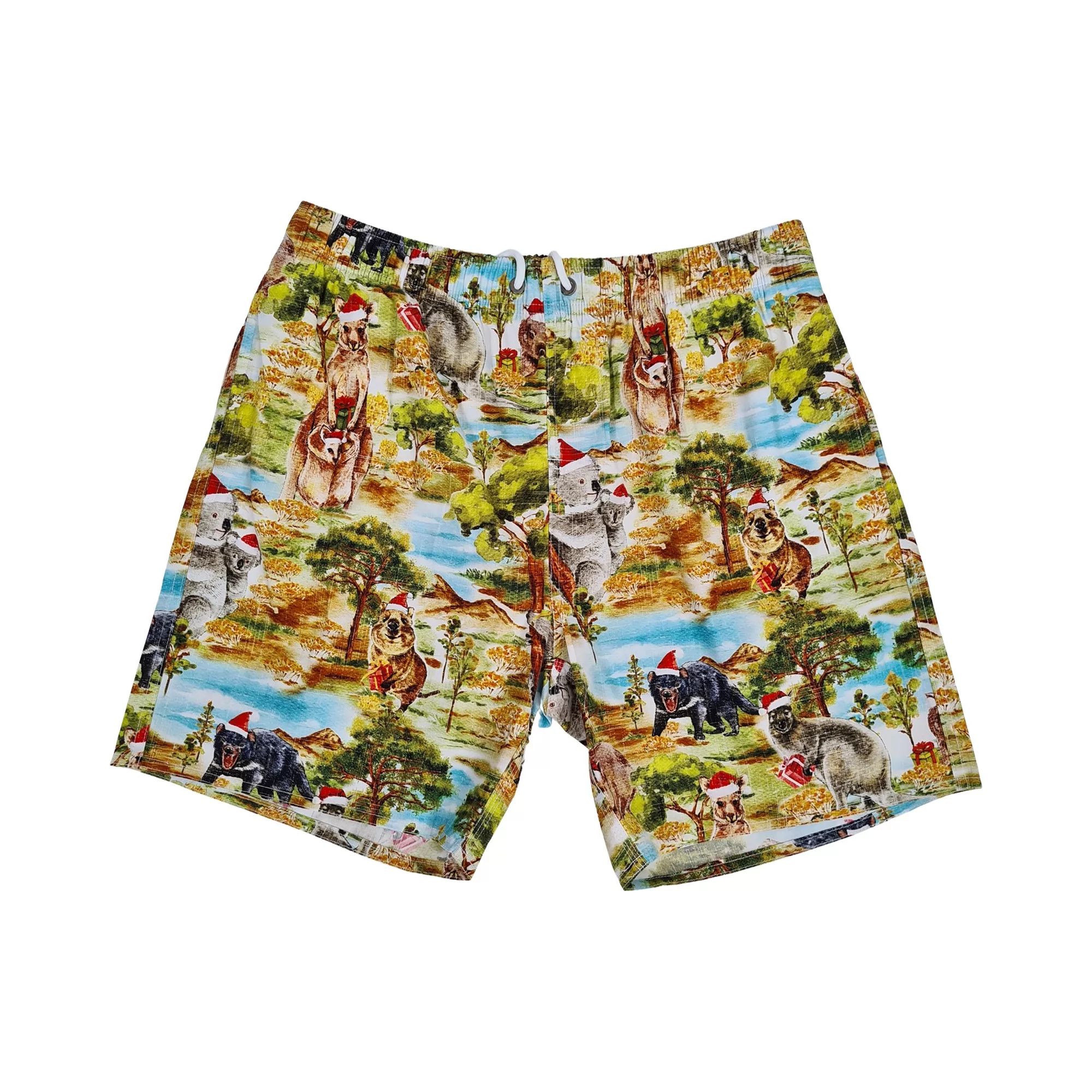 MARSUPIALS XMAS BEACH SHORTS