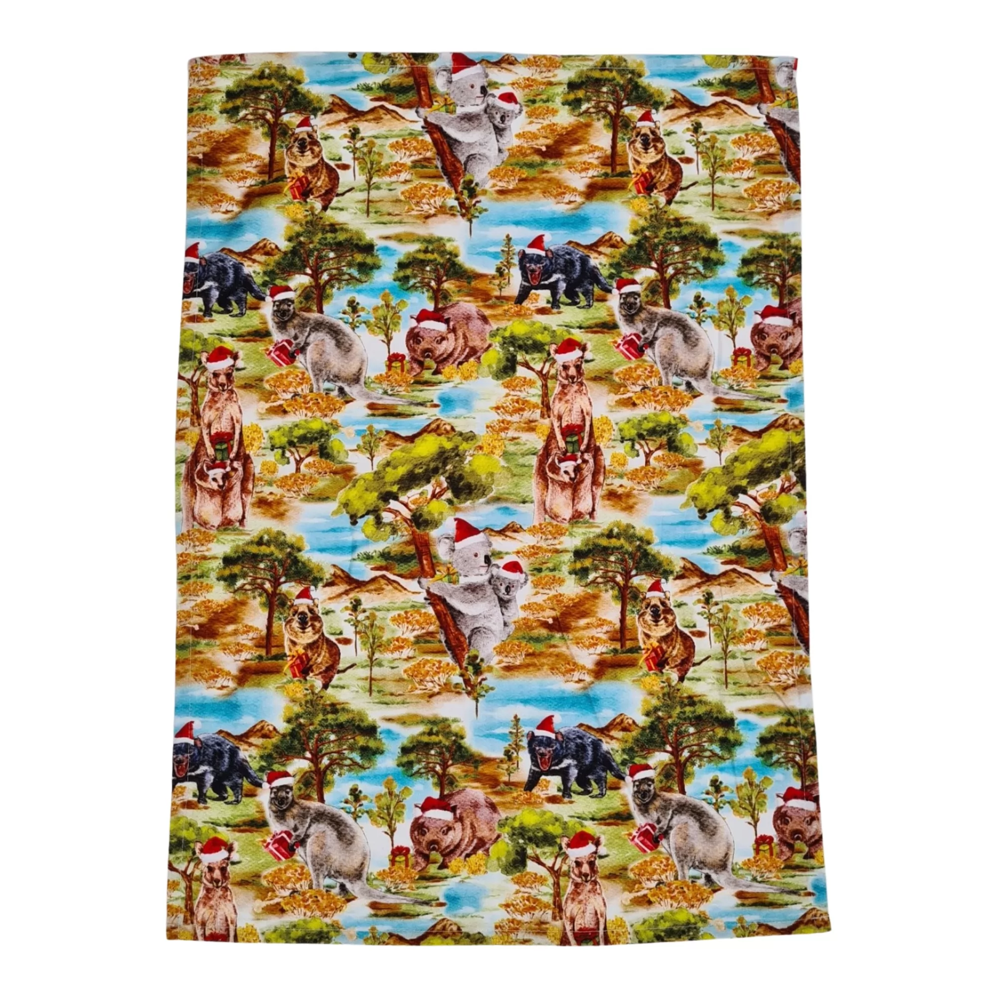 MARSUPIALS CHRISTMAS TEA TOWEL