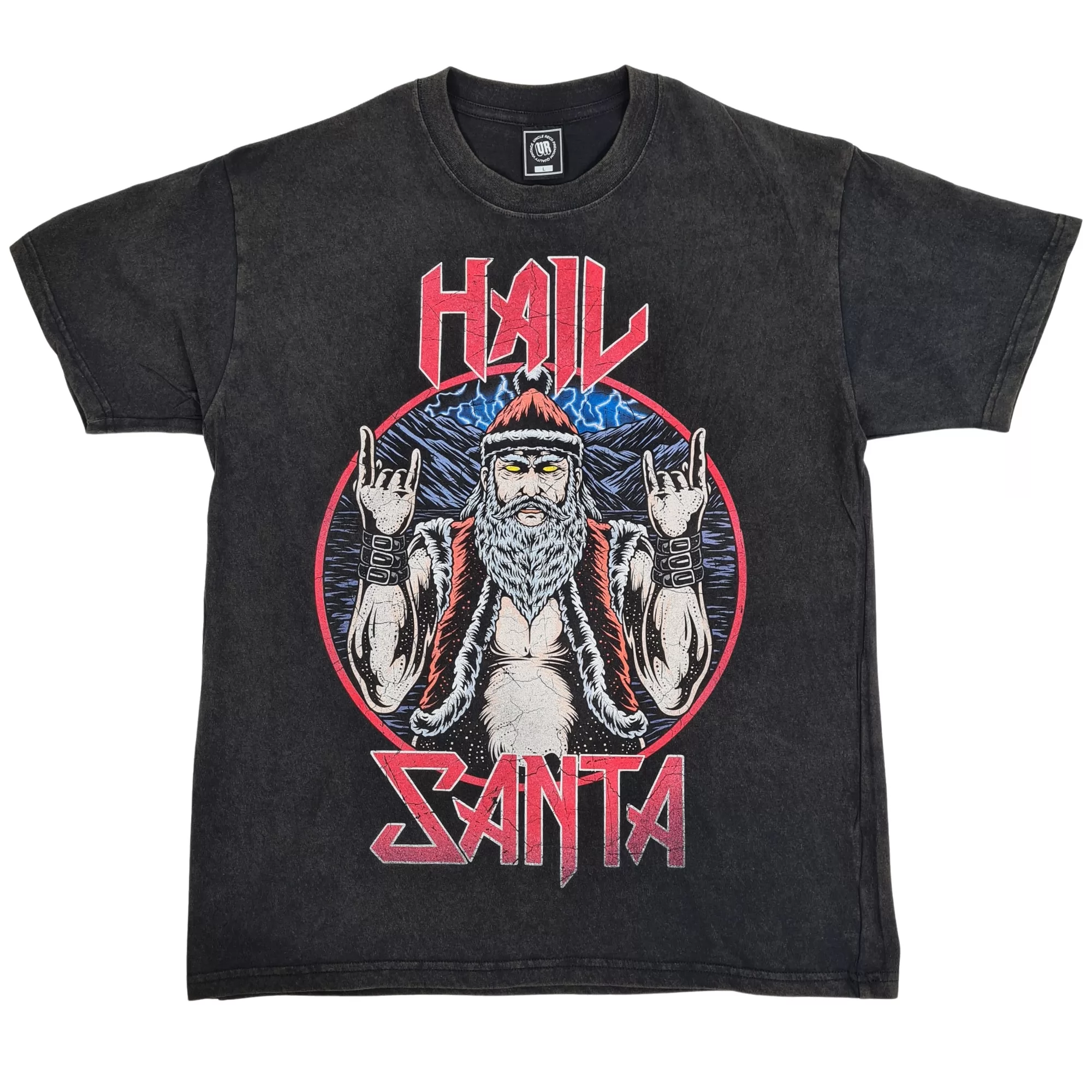 VINTAGE HAIL SANTA T-SHIRT