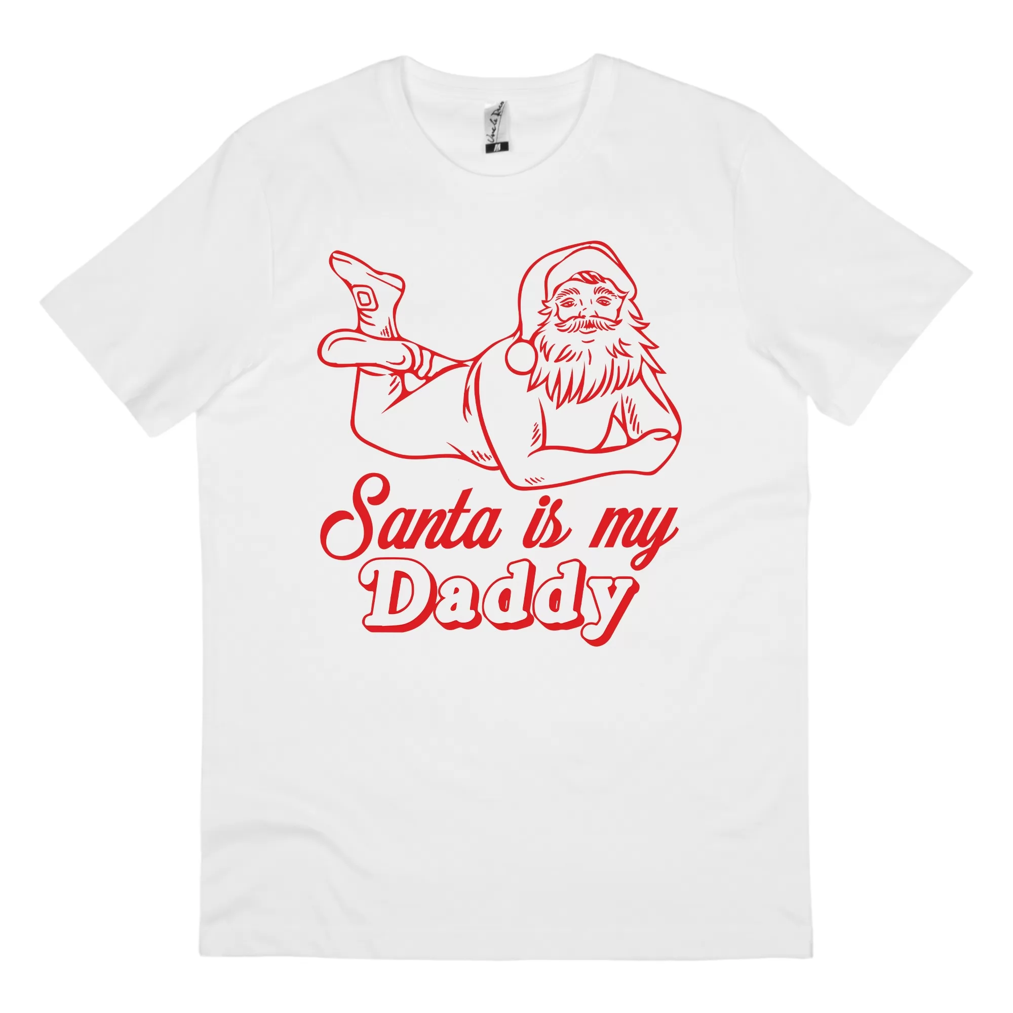 DADDY SANTA WHITE TEE