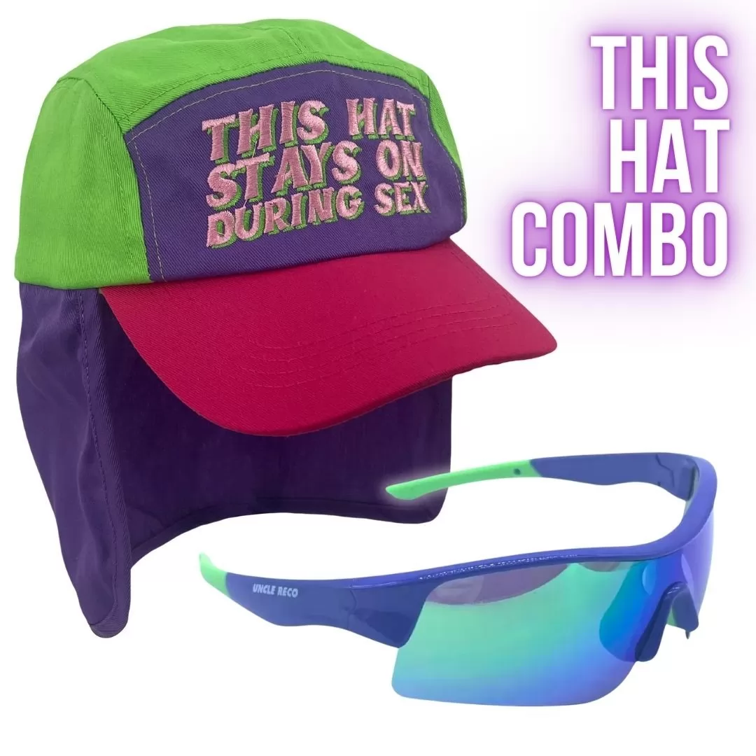 THIS HAT STAYS ON COMBO