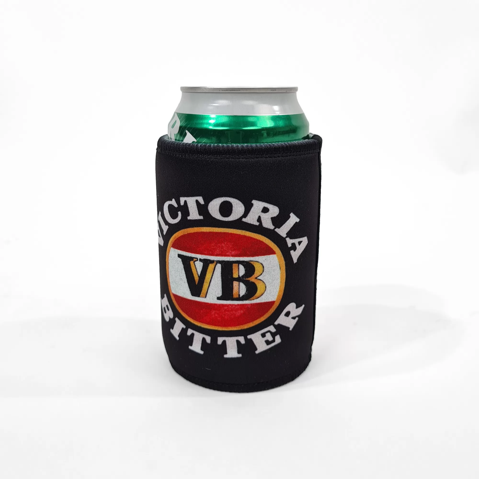 BLACK VINTAGE VB LOGO STUBBY HOLDER