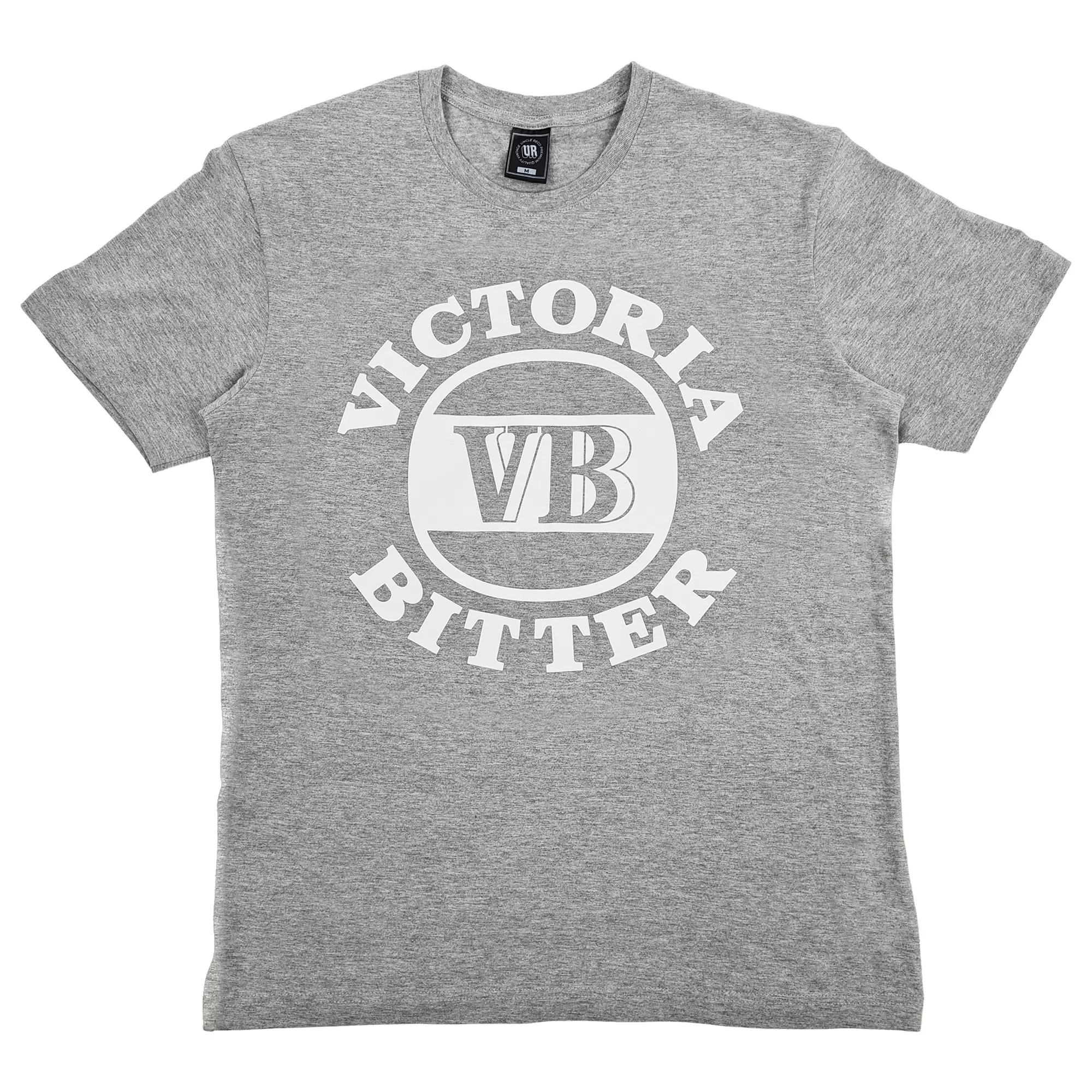 GREY VB TEE WITH WHITE LOGO