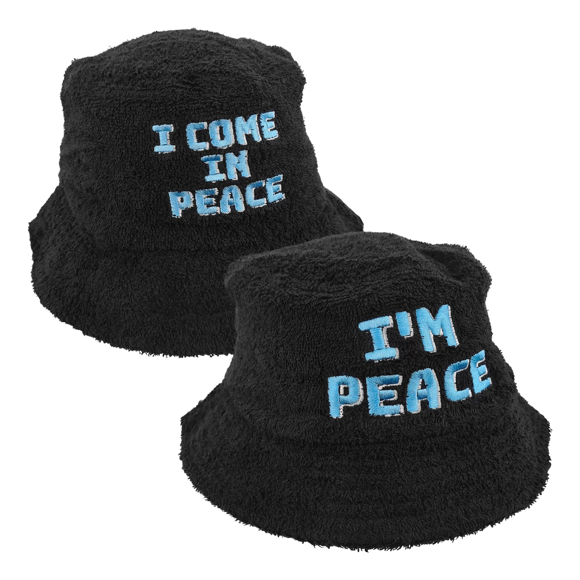 COME IN PEACE TERRY TOWEL BUCKET HAT COMBO