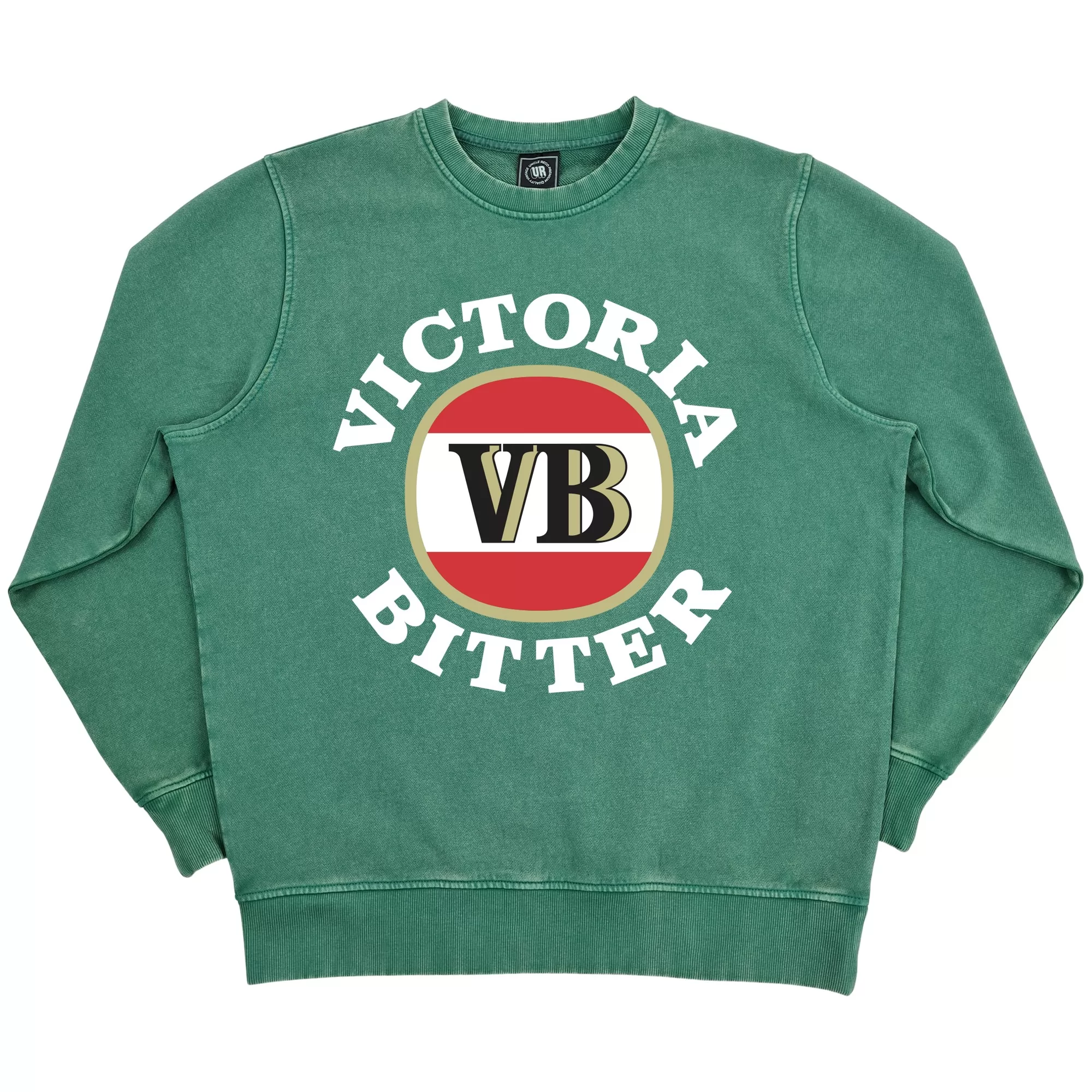 VB LOGO GREEN VINTAGE CREW