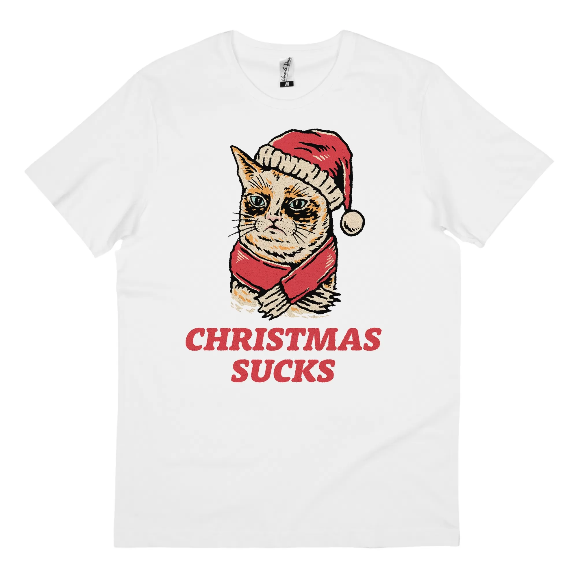 CHRISTMAS SUCKS WHITE TEE