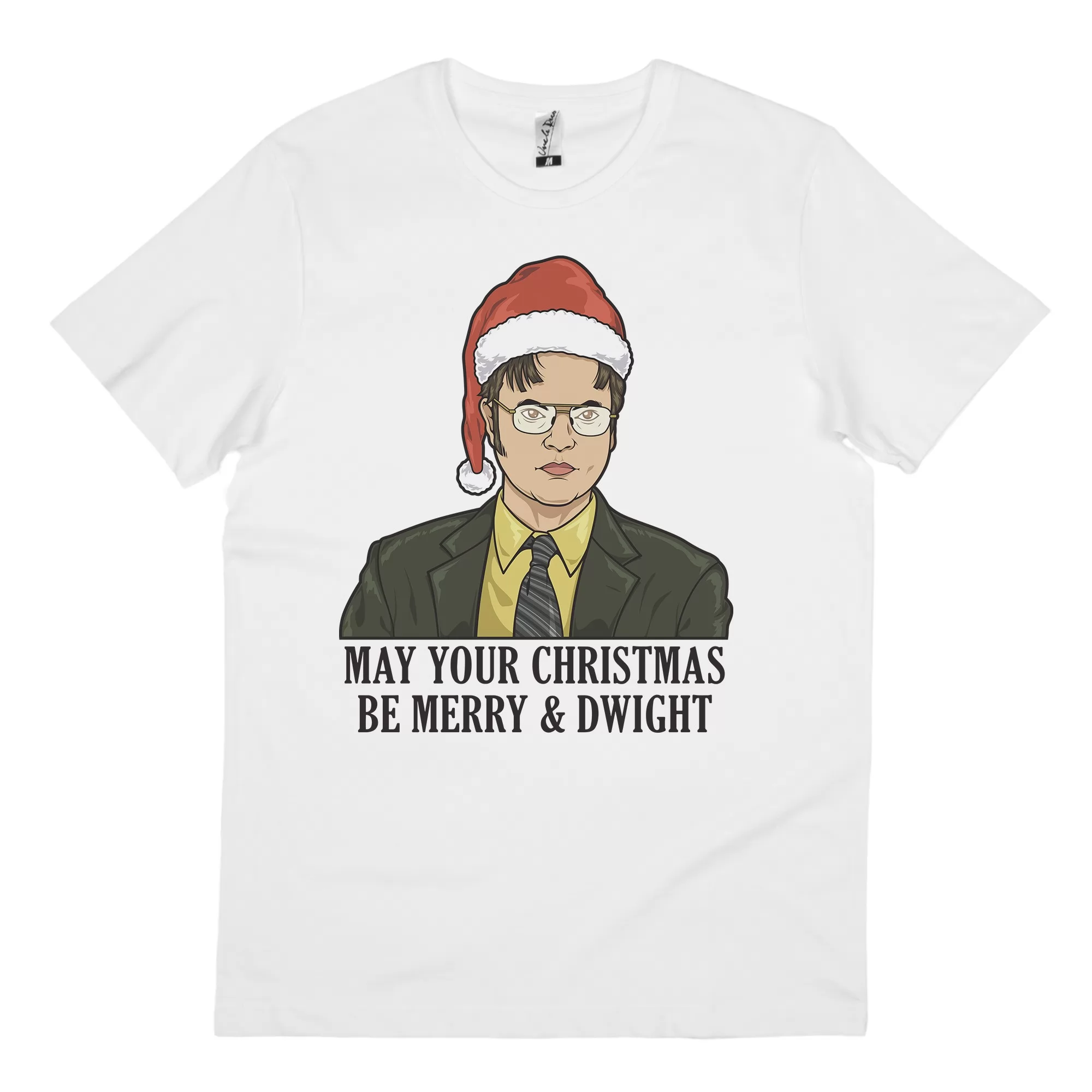 MERRY AND DWIGHT WHITE TEE