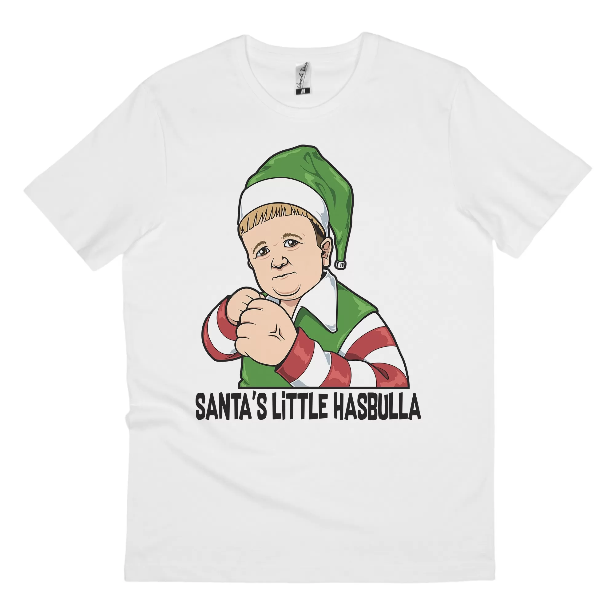 SANTAS LITTLE HASBULLA WHITE TEE