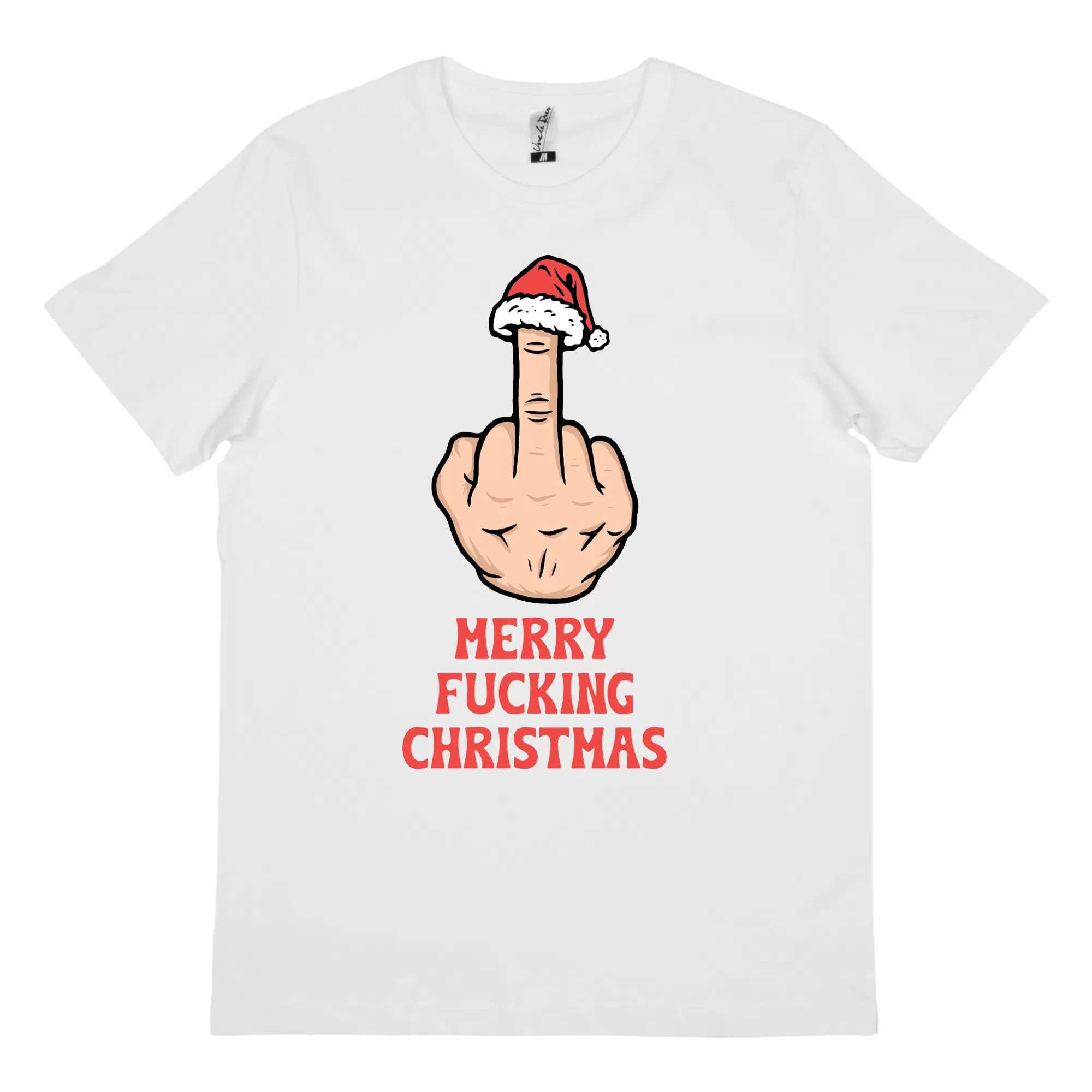 MERRY FKN CHRISTMAS WHITE TEE