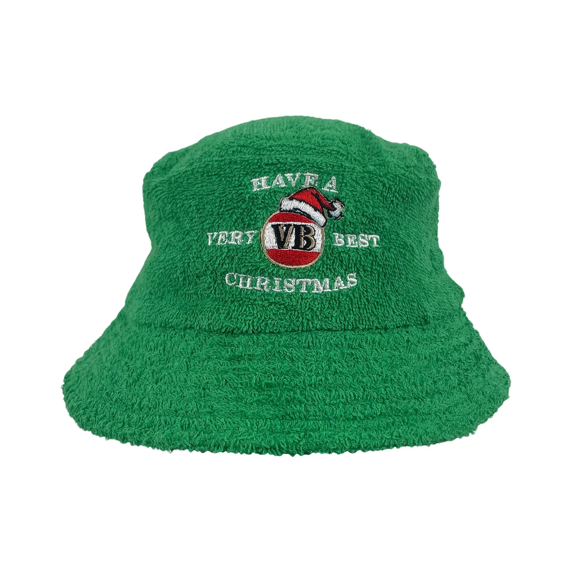 VERY BEST CHRISTMAS TERRY TOWEL BUCKET HAT