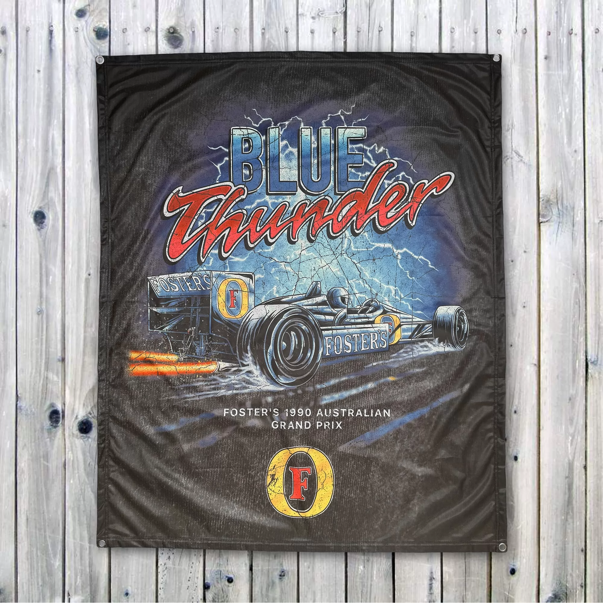 BLUE THUNDER WALL HANGING