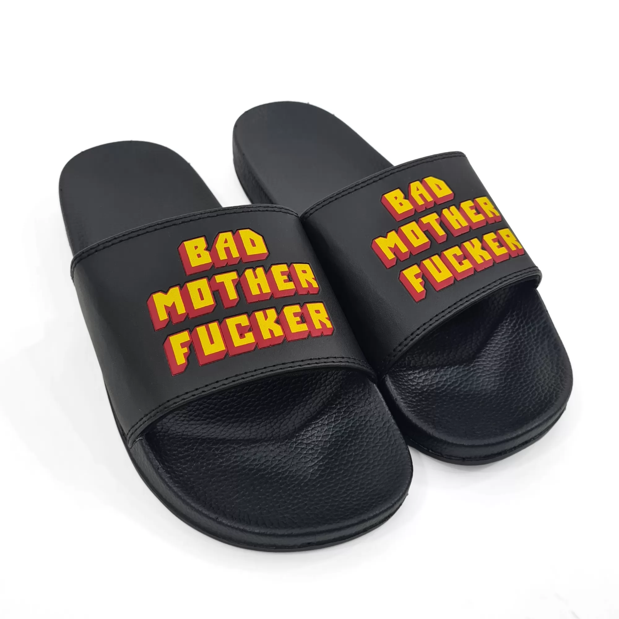 BAD MOFO BLACK SLIDES