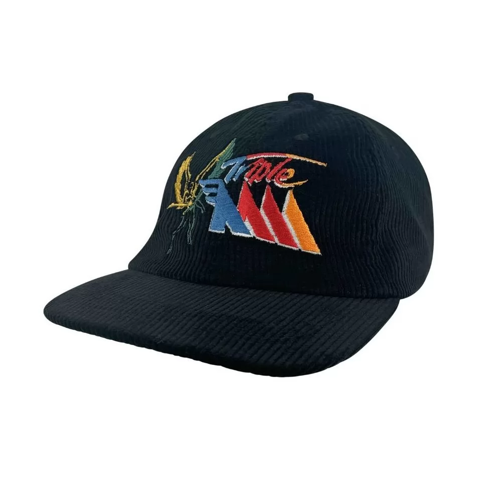 TRIPLE M RETRO BLACK CORD HAT