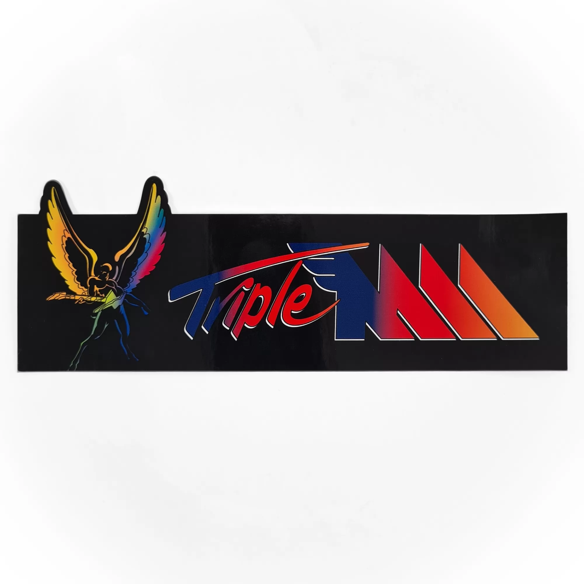 TRIPLE M RETRO DIE CUT BUMPER STICKER