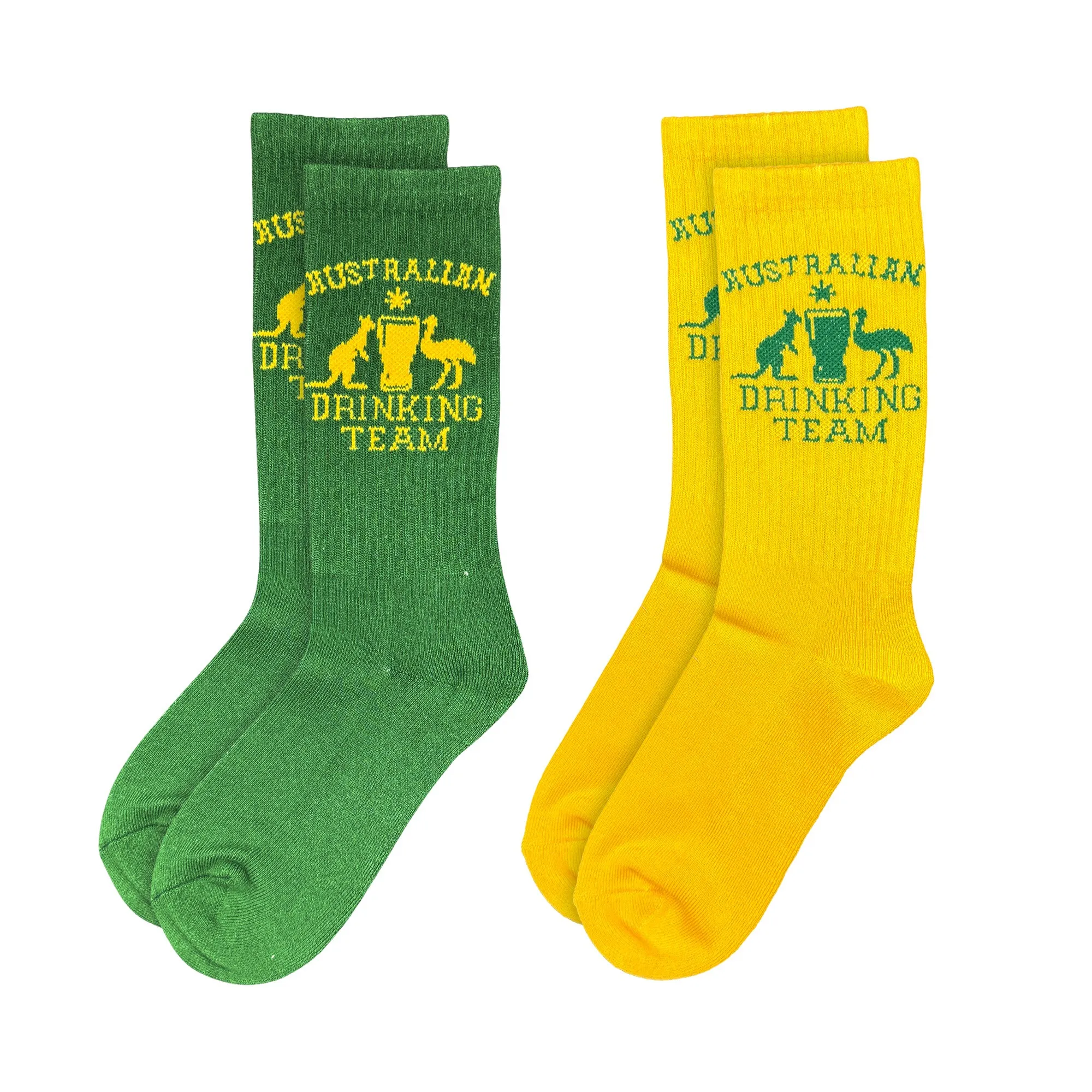 AUSTRALIAN DRINKING TEAM 2 PACK OF SOCKS