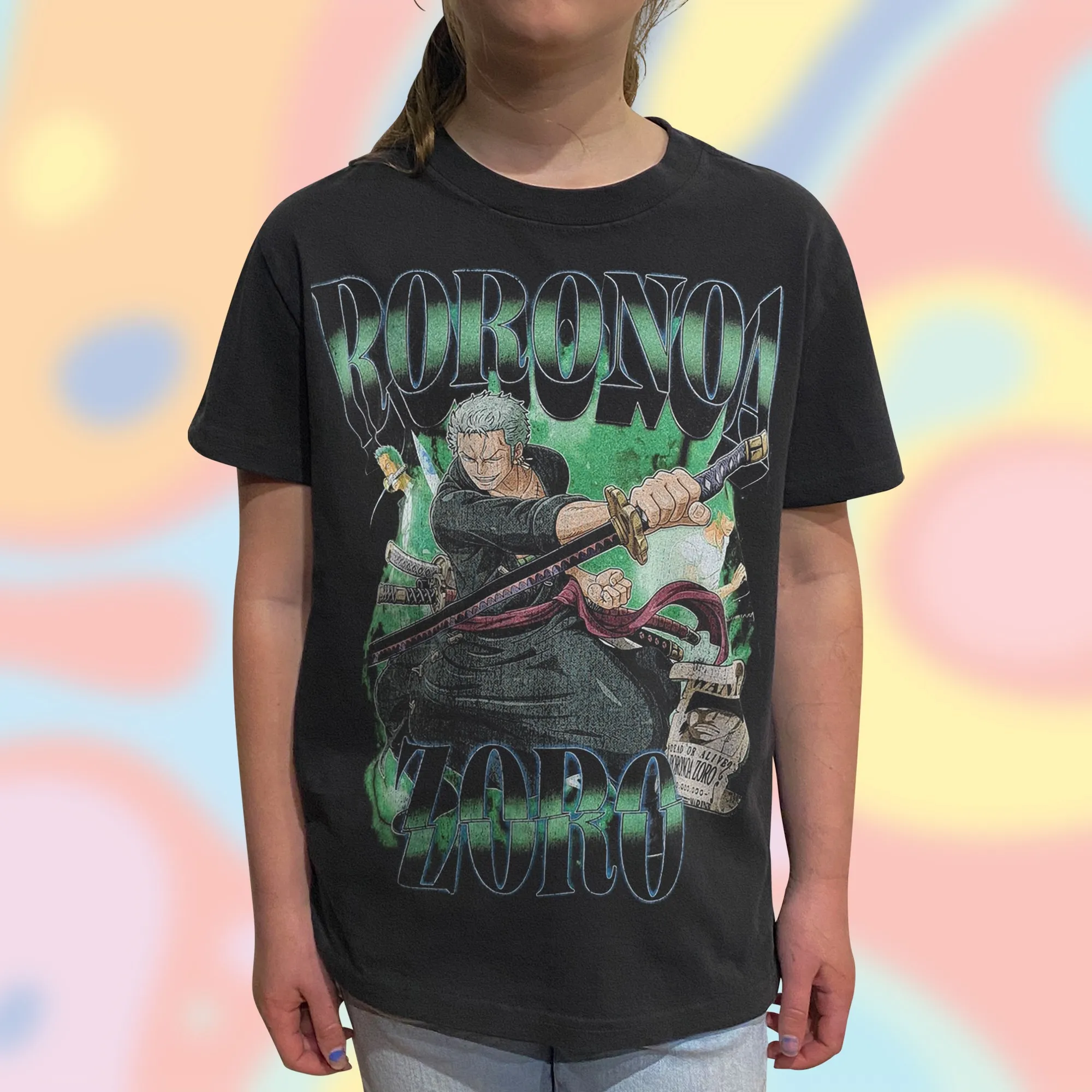 KIDS VINTAGE ZORO T-SHIRT