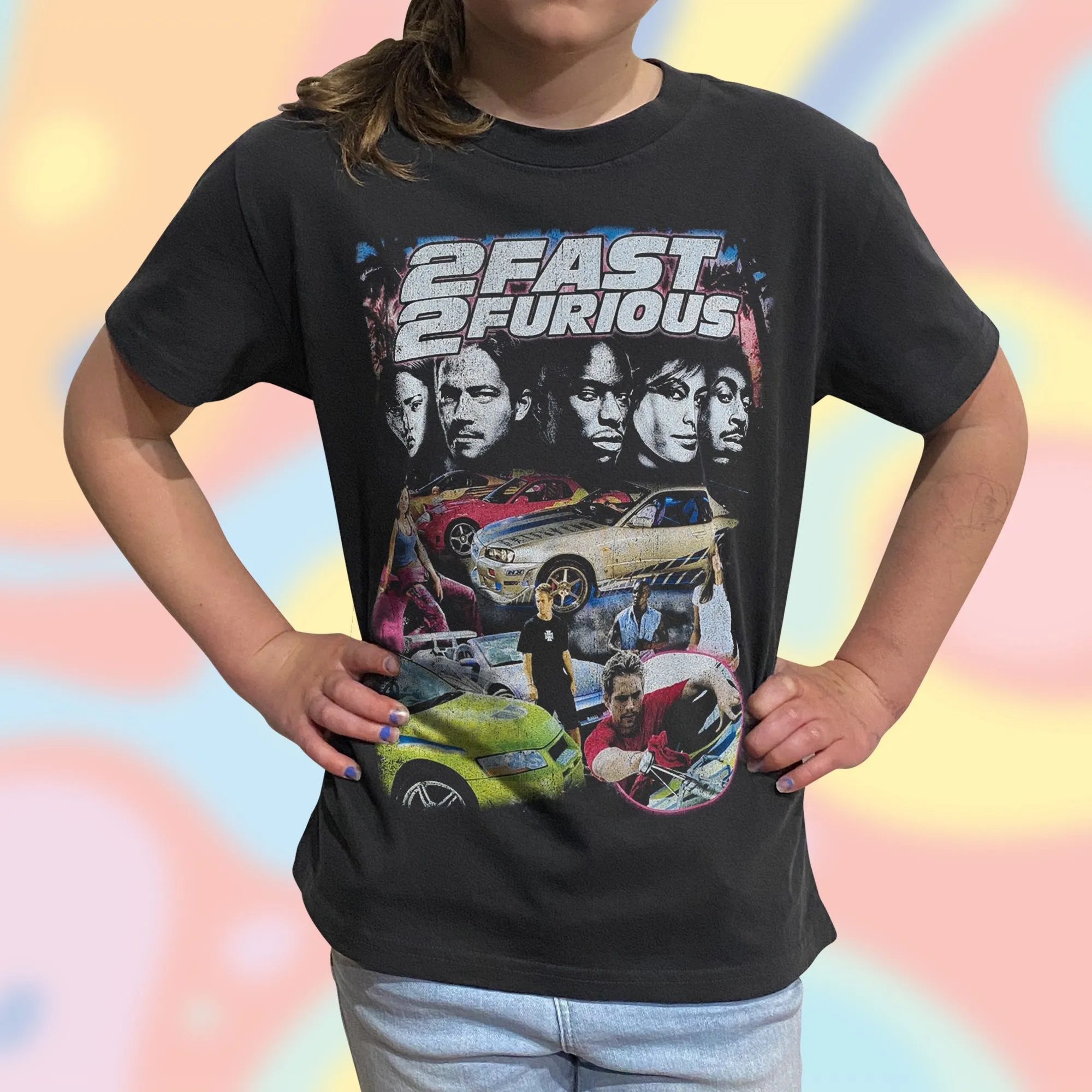 KIDS VINTAGE 2 FAST 2 FURIOUS T-SHIRT