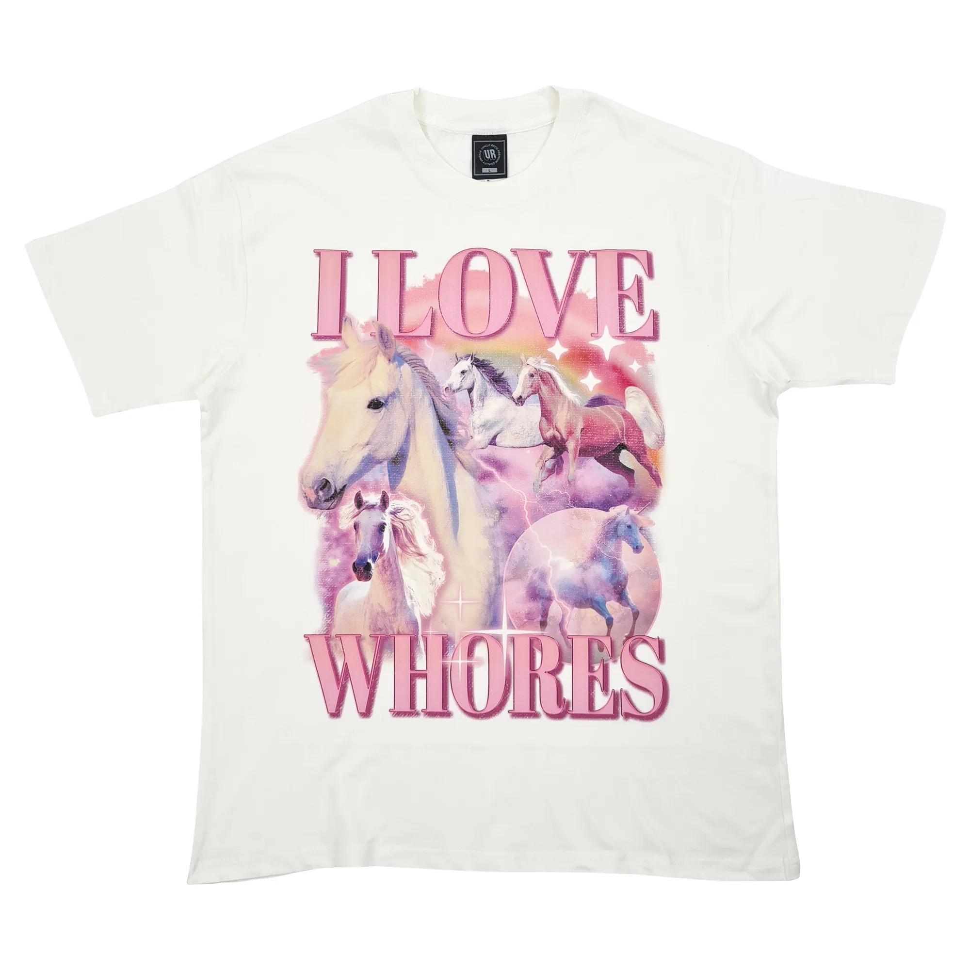 OFF WHITE I LOVE WHORES VINTAGE T-SHIRT