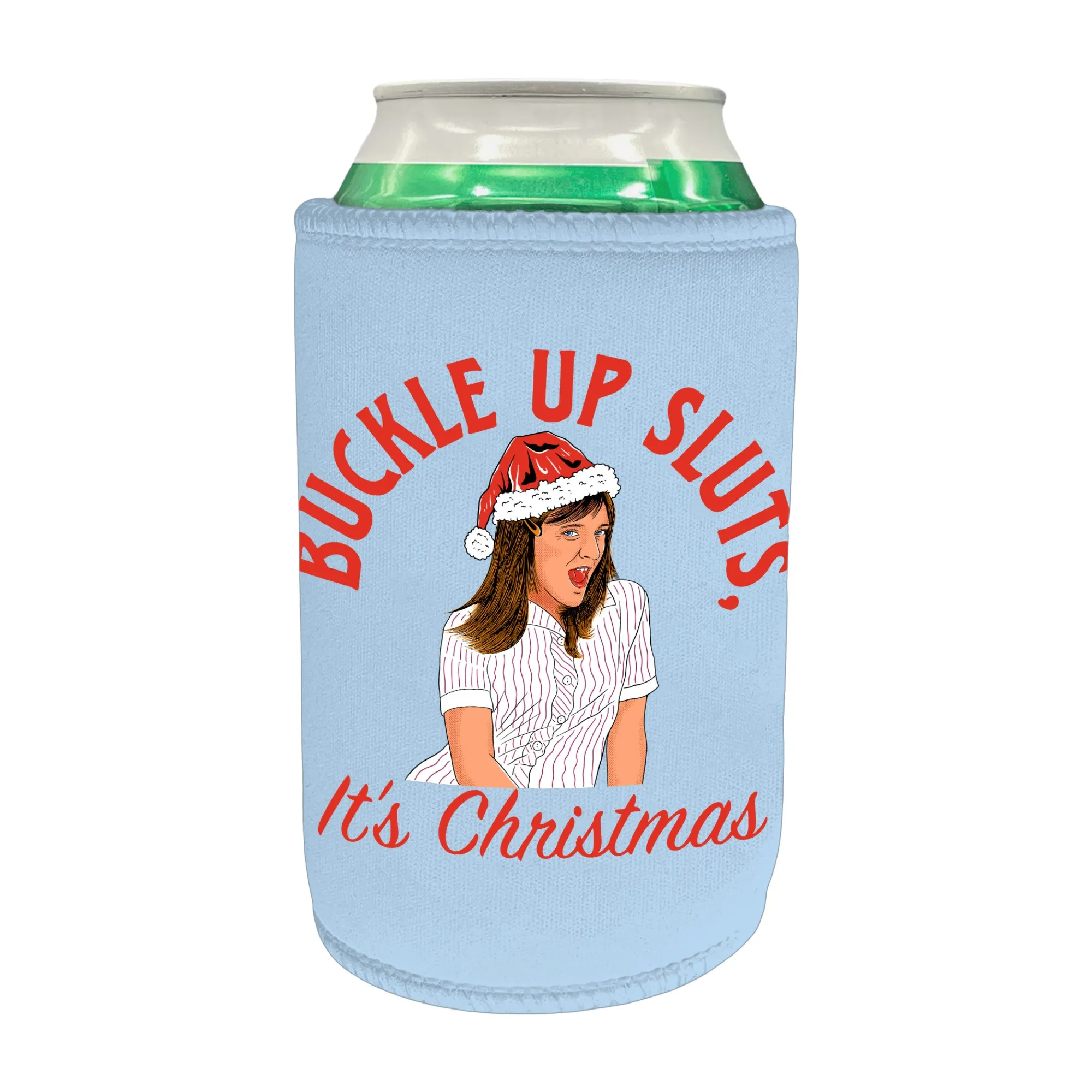 BUCKLE UP JA'MIE XMAS STUBBY HOLDER