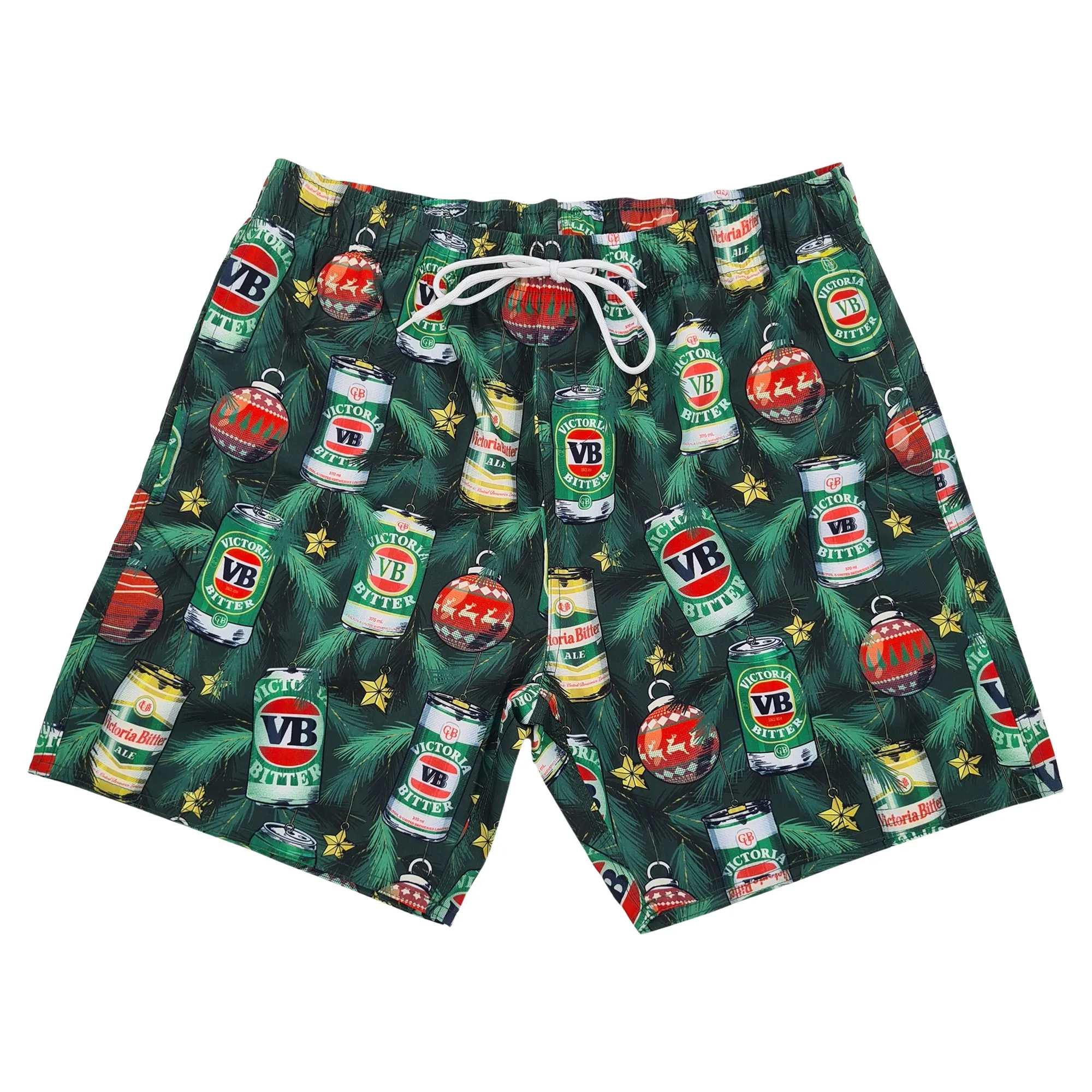 VB XMAS TINNIES BEACH SHORTS