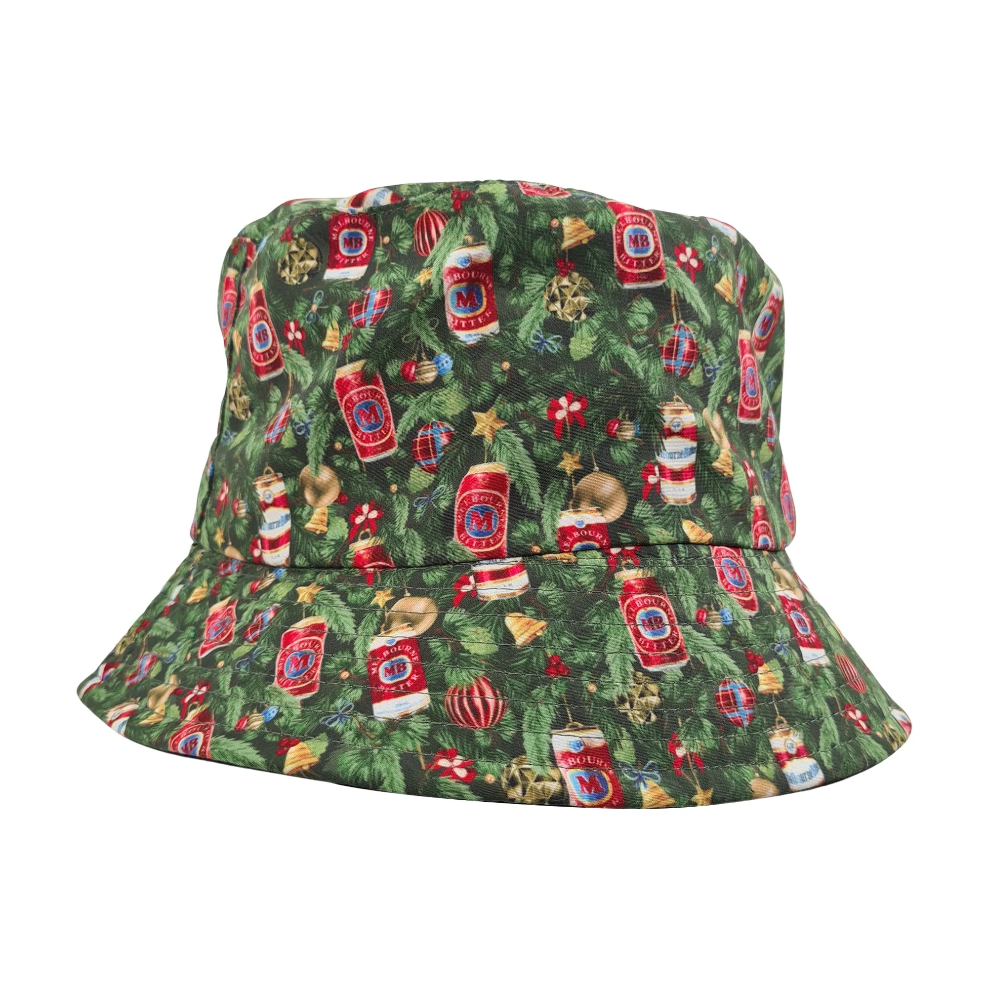 MELBOURNE XMAS TINNIES ALL OVER PRINTED BUCKET HAT