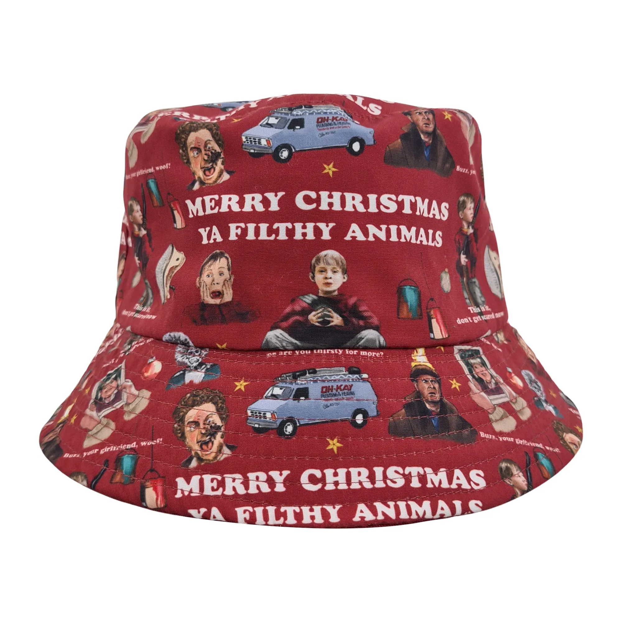 HOME ALONE ALL OVER PRINTED BUCKET HAT