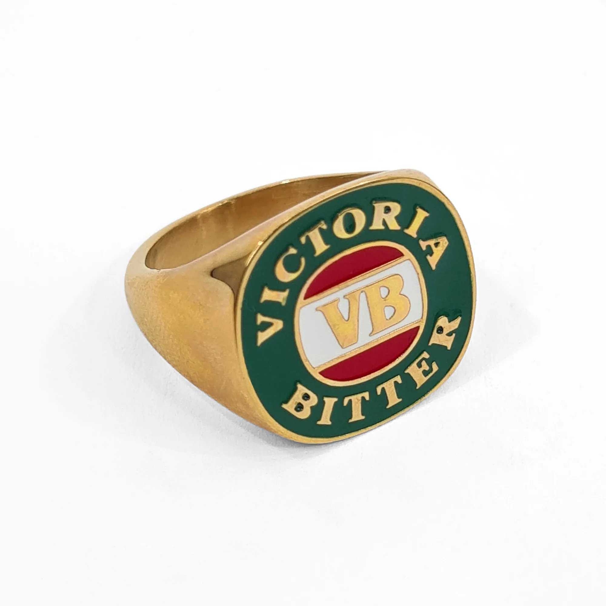 VB GOLD SIGNET RING