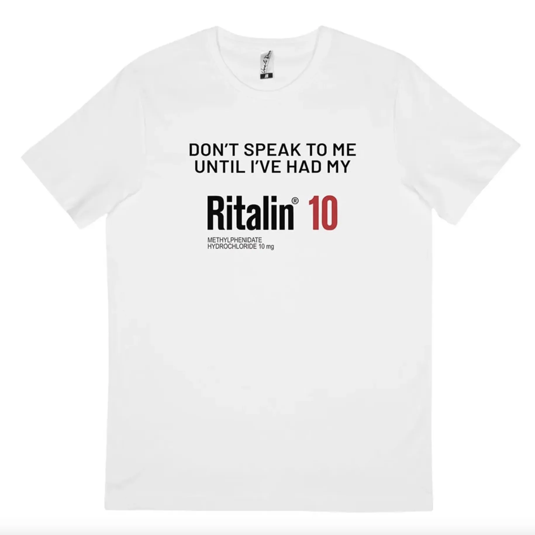 RITALIN WHITE TEE