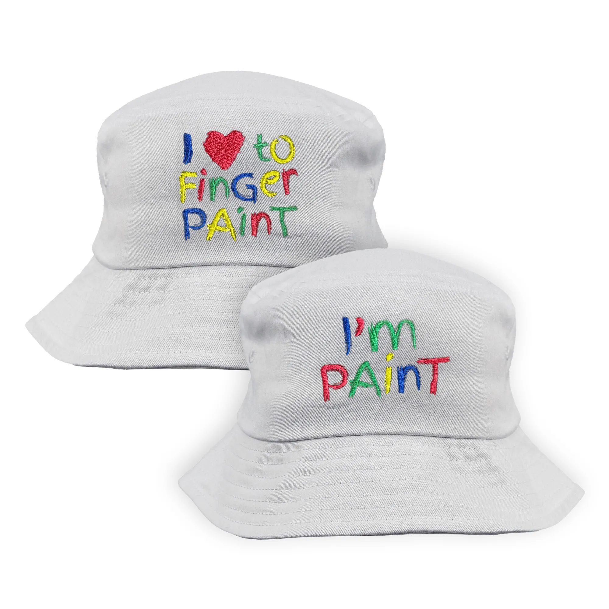 FINGER PAINTING BUCKET HAT COMBO