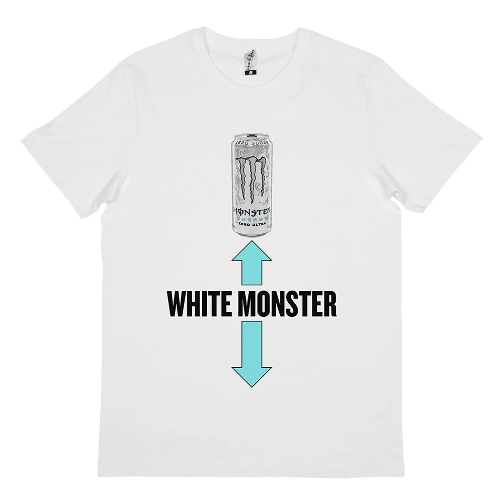 WHITE MONSTER WHITE TEE