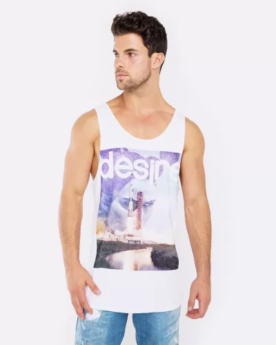 DESIRE ROCKET WHITE SINGLET