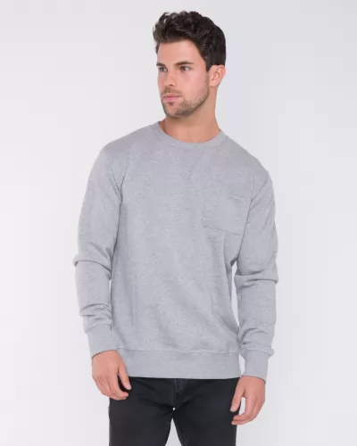 SCHOOL YARD MARBLE GREY CREW