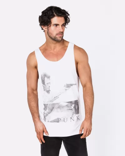 ARE YOU FEELING LUCKY WHITE SINGLET