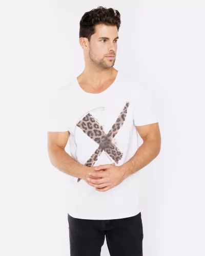 CROSSFIRE WHITE TEE